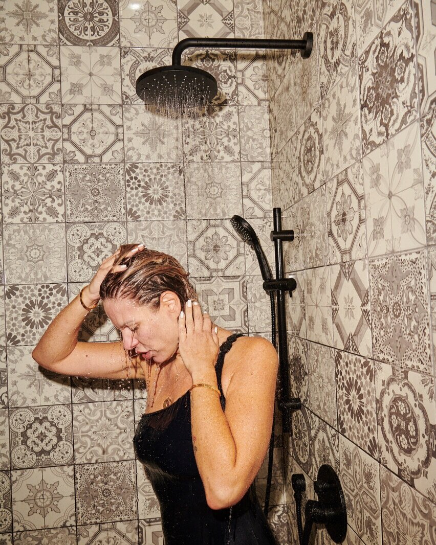 Infrared sauna and cold plunge...