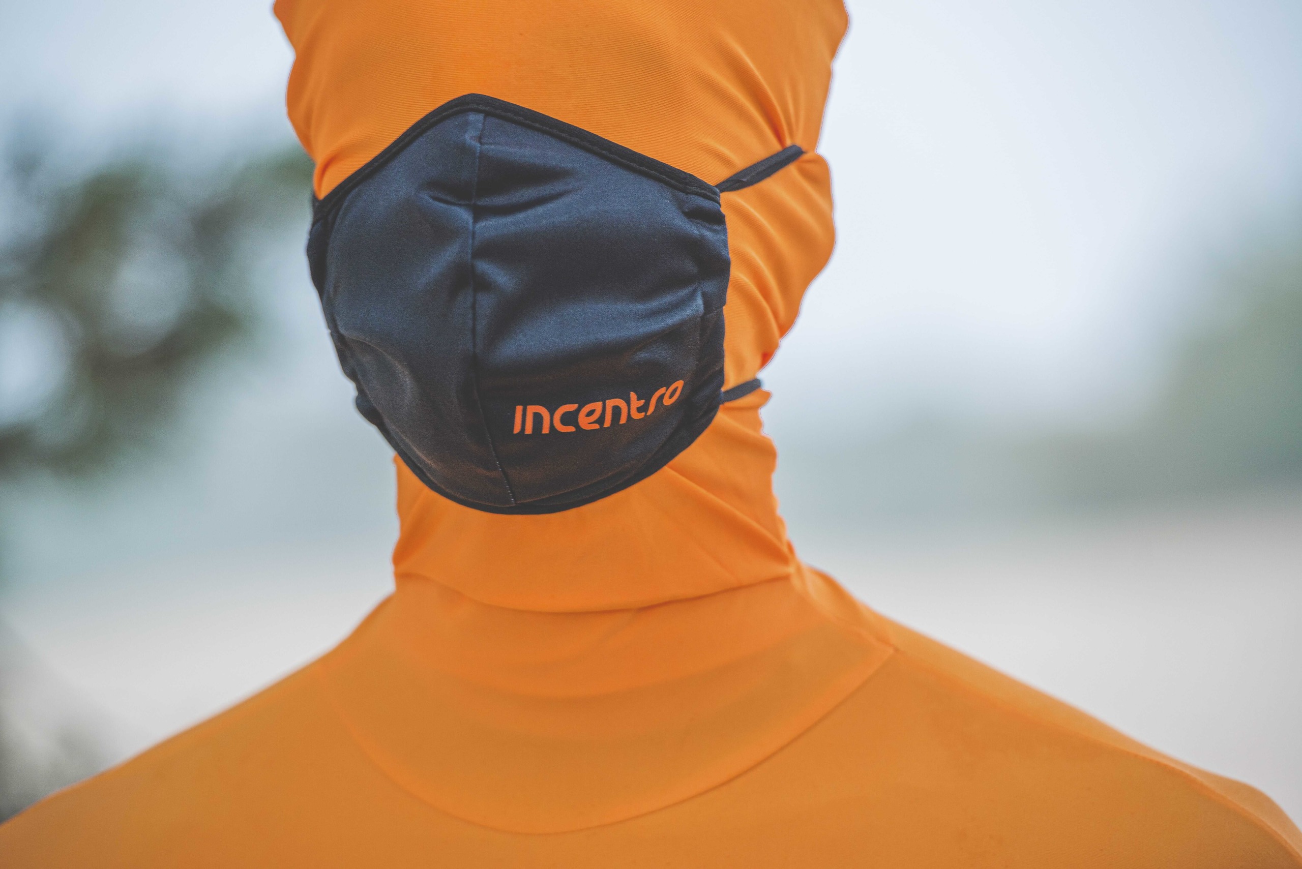 incentro mask protection orange guy