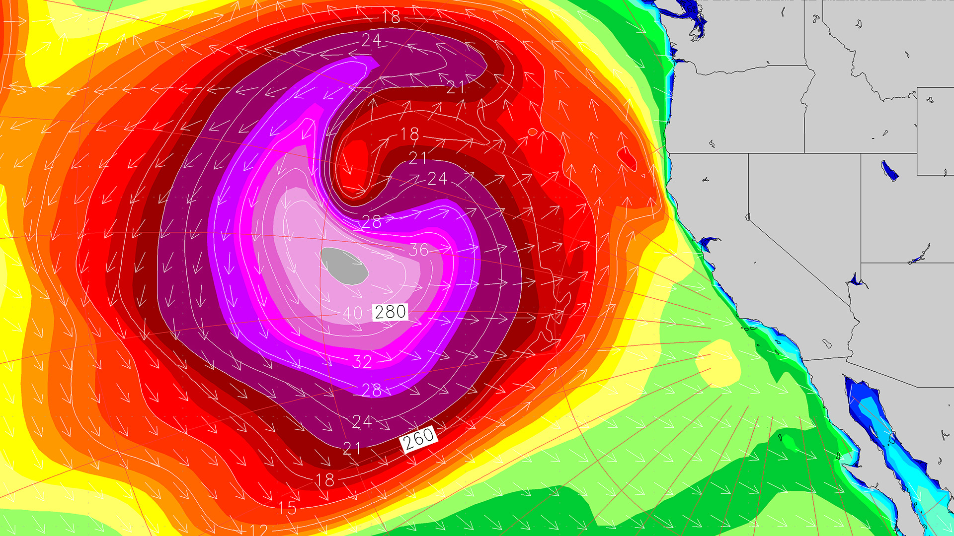 Swell Chart Southern California