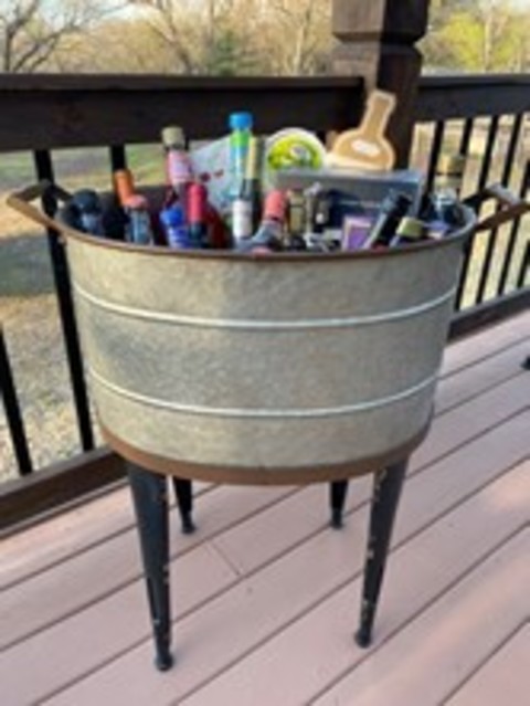 Galvanized metal Beverage Tub Galvanized metal Beverage Tub