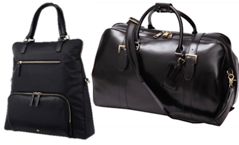 Travel bags that come with the Beacon Auction Item