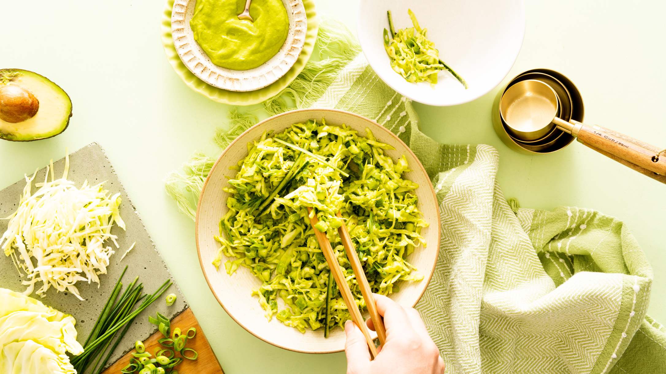 Keto Chopped Green Goddess Salad Keto Chopped Green Goddess Salad