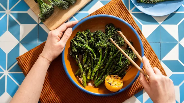 Easy Low Carb Grilled Broccolini