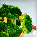 Ginger, Almond and Garlic Broccoli Recipe