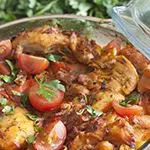 Chicken Braised with Fennel and Onion