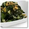 Sautéed Chard with Garlic, Pepitas and Pumpkin Seed Oil