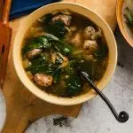 Garlicky Collard Greens Soup