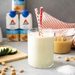 Low Carb Salted Caramel Peanut Butter Shake Smoothie Recipe | @Atkins