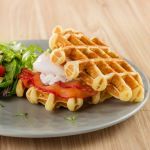 Keto White Bread Mini Waffles Recipe | @Atkins