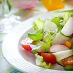 Touchdown Salad with Avocado-Chipotle Dressing 