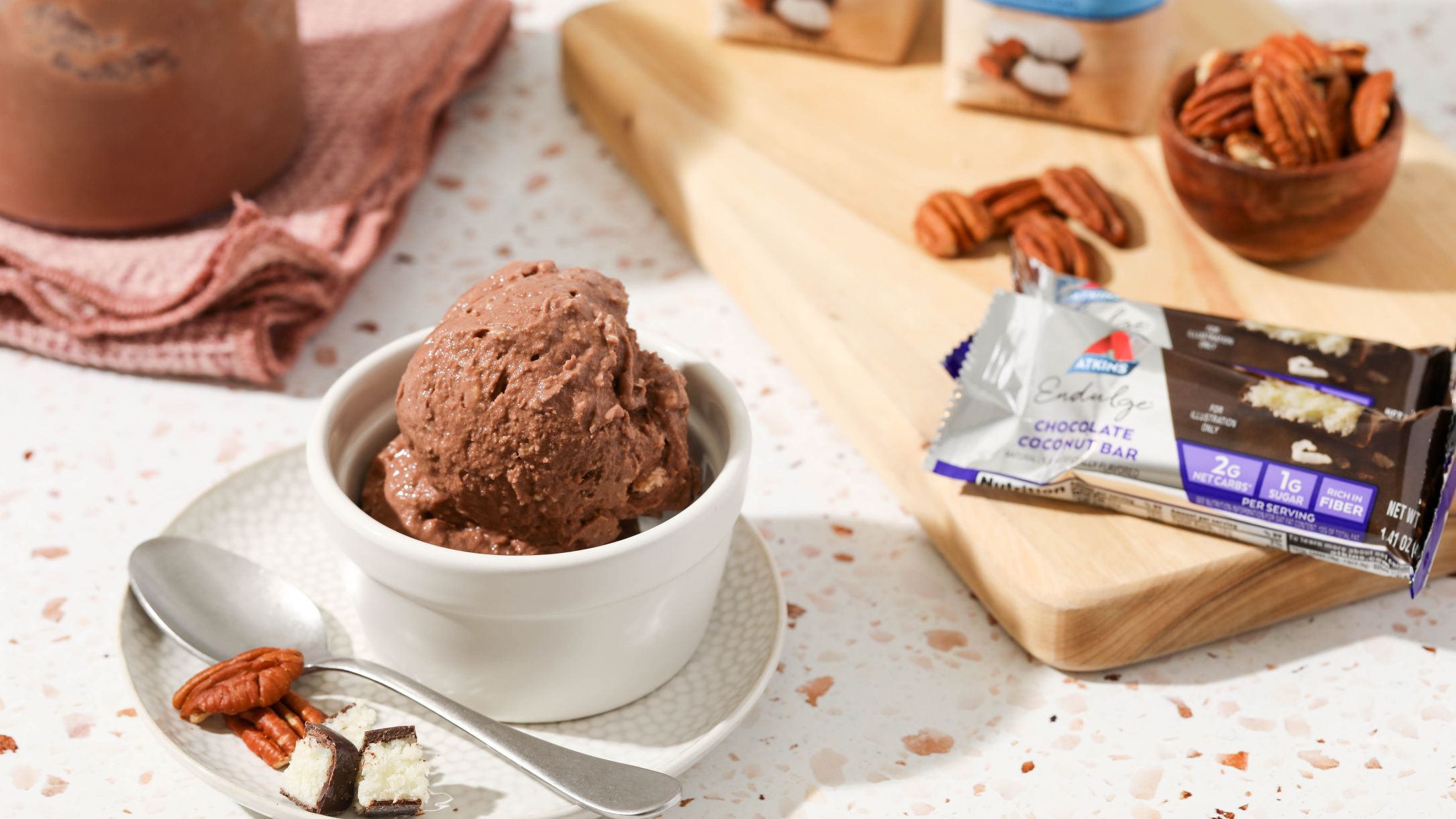 German Chocolate CREAMi Ice Cream Recipe | @Atkins