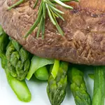 Asparagus, Mushrooms and Peas