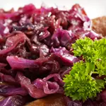 Vegetarian "Sausage" Sauté with Cabbage and Scallions 