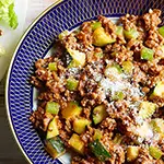 Beef Bolognaise with Parmesan for Two