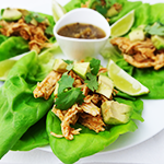Spicy Chicken Lettuce Wraps Recipe | @Atkins