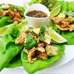 Spicy Chicken Lettuce Wraps