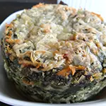 Creamy Spinach and Parmesan Puff