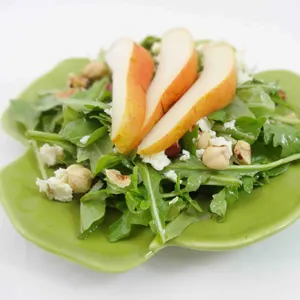 Arugula, Pear and Hazelnut Salad