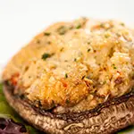 Portobello Mushroom Caps with Chorizo and Eggs