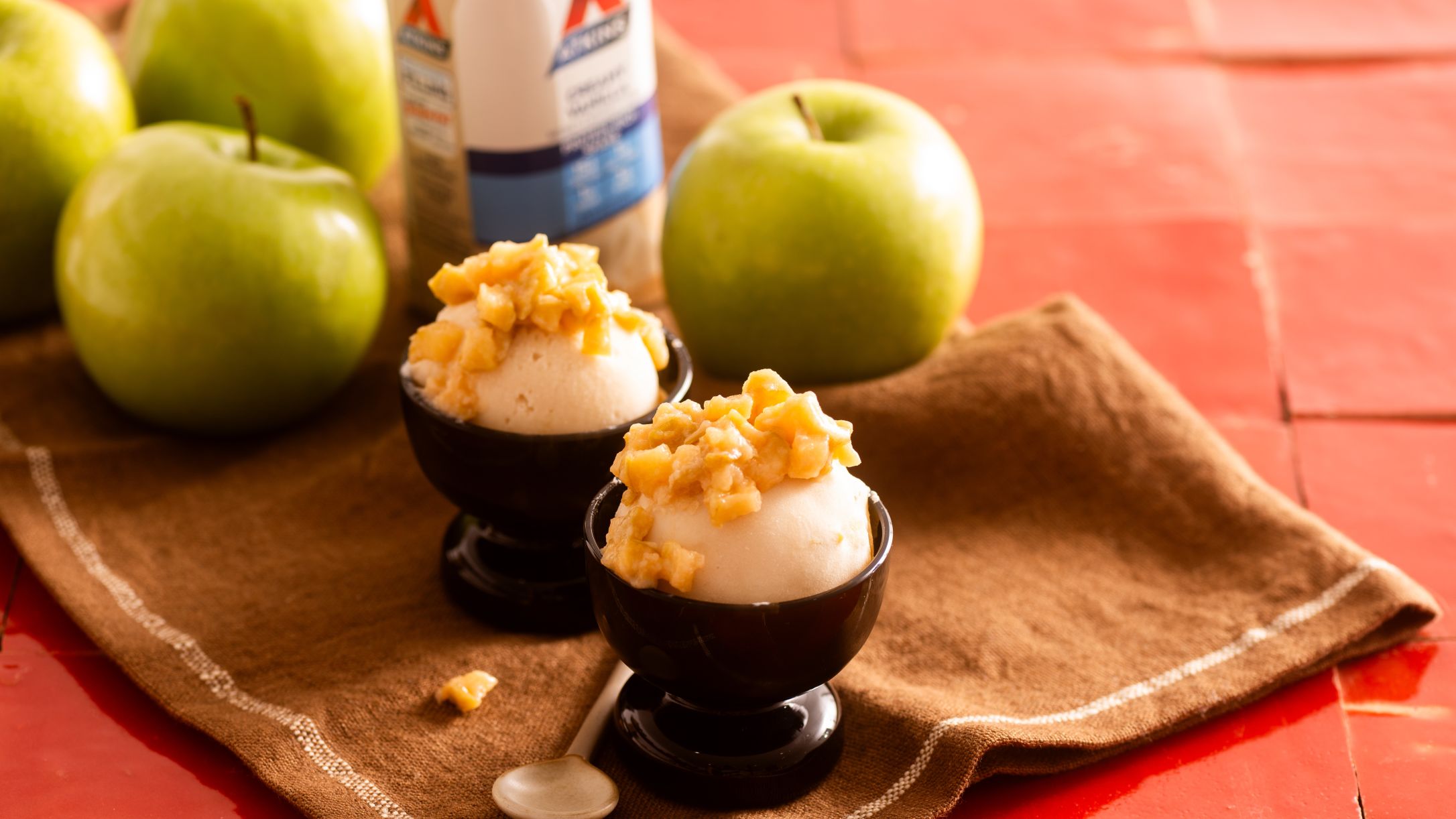 Low Carb Caramel Apple CREAMi Ice Cream Recipe | @Atkins