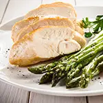 Slow Roasted Rosemary Chicken with Asparagus