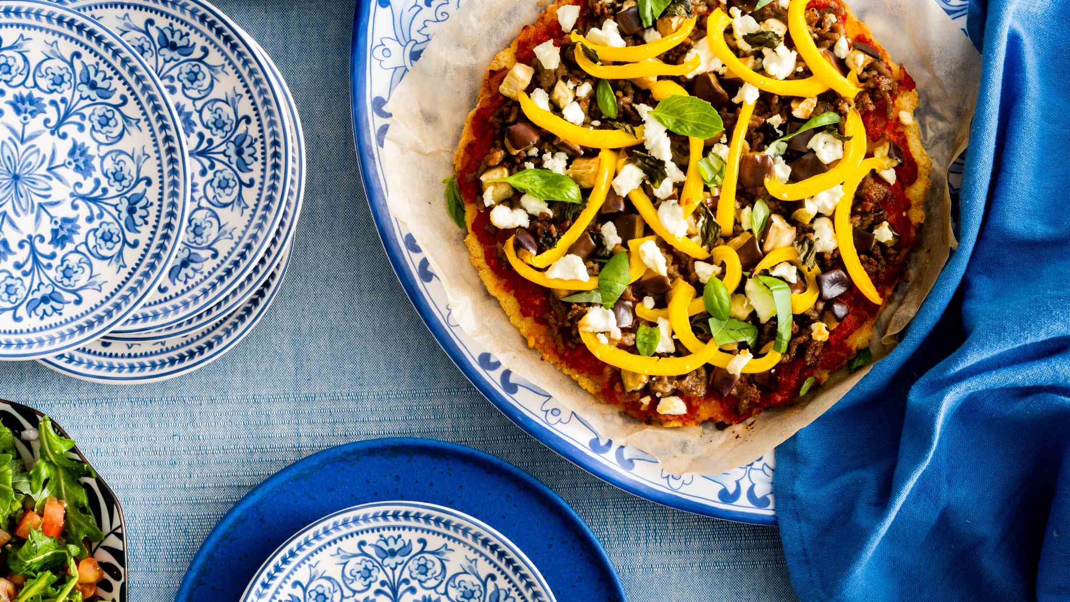 Mediterranean Pizza Recipe | @Atkins