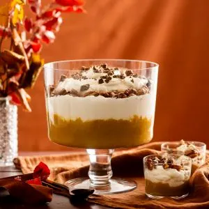 Low Carb Pumpkin Mousse Trifle 