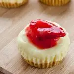 No Bake Keto Mini Strawberry Cheesecakes