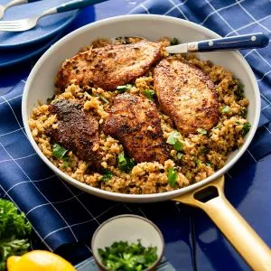 keto-one-pot-garlic-chicken-and-parmesan-cauliflower-rice