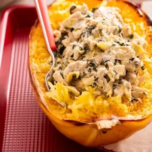 low-carb-stuffed-spinach-artichoke-spaghetti-squash