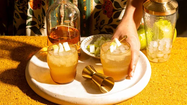 Low Carb Fall Rye Cocktail
