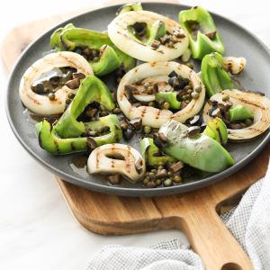 Grilled Bell Peppers and Onions Recipe | @Atkins