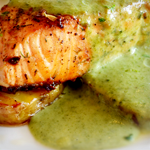 Keto Salmon Fillets with Creamy Wasabi Sauce Recipe | @Atkins