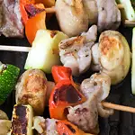 Keto Mediterranean Veal with Veggie Kababs 