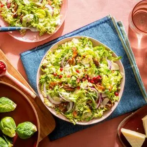 Keto Shaved Brussels Sprout Salad