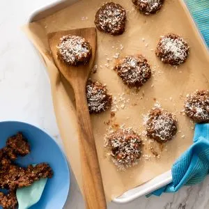 No Bake Keto Chocolate Coconut Cookies