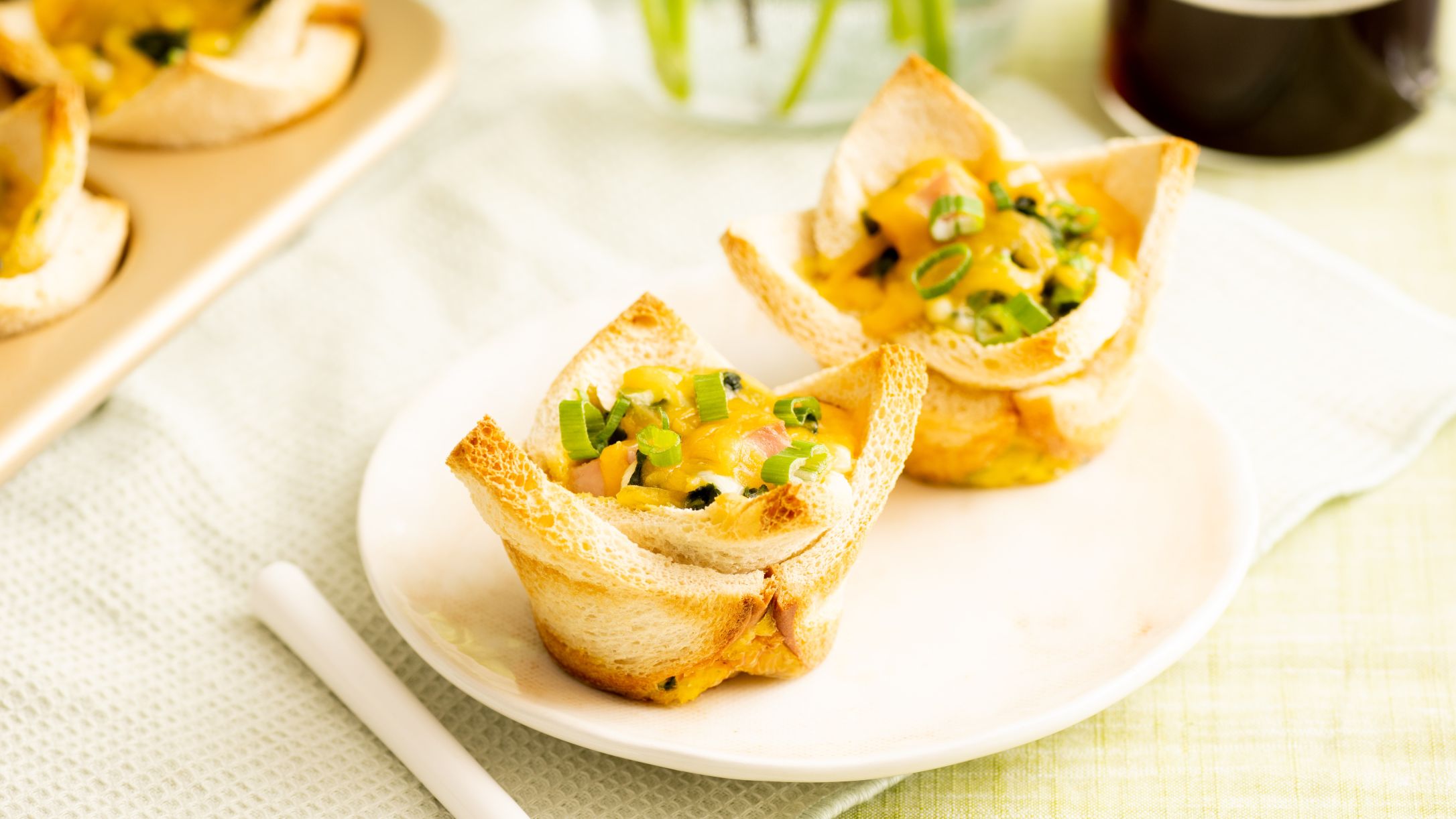 Low Carb Ham and Spinach Egg Bake Recipe | @Atkins