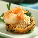 Samurai Crisps with Garlic Ginger Shrimp Recipe | @Atkins