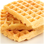 Keto Fluffy Flax Waffles Recipe | @Atkins