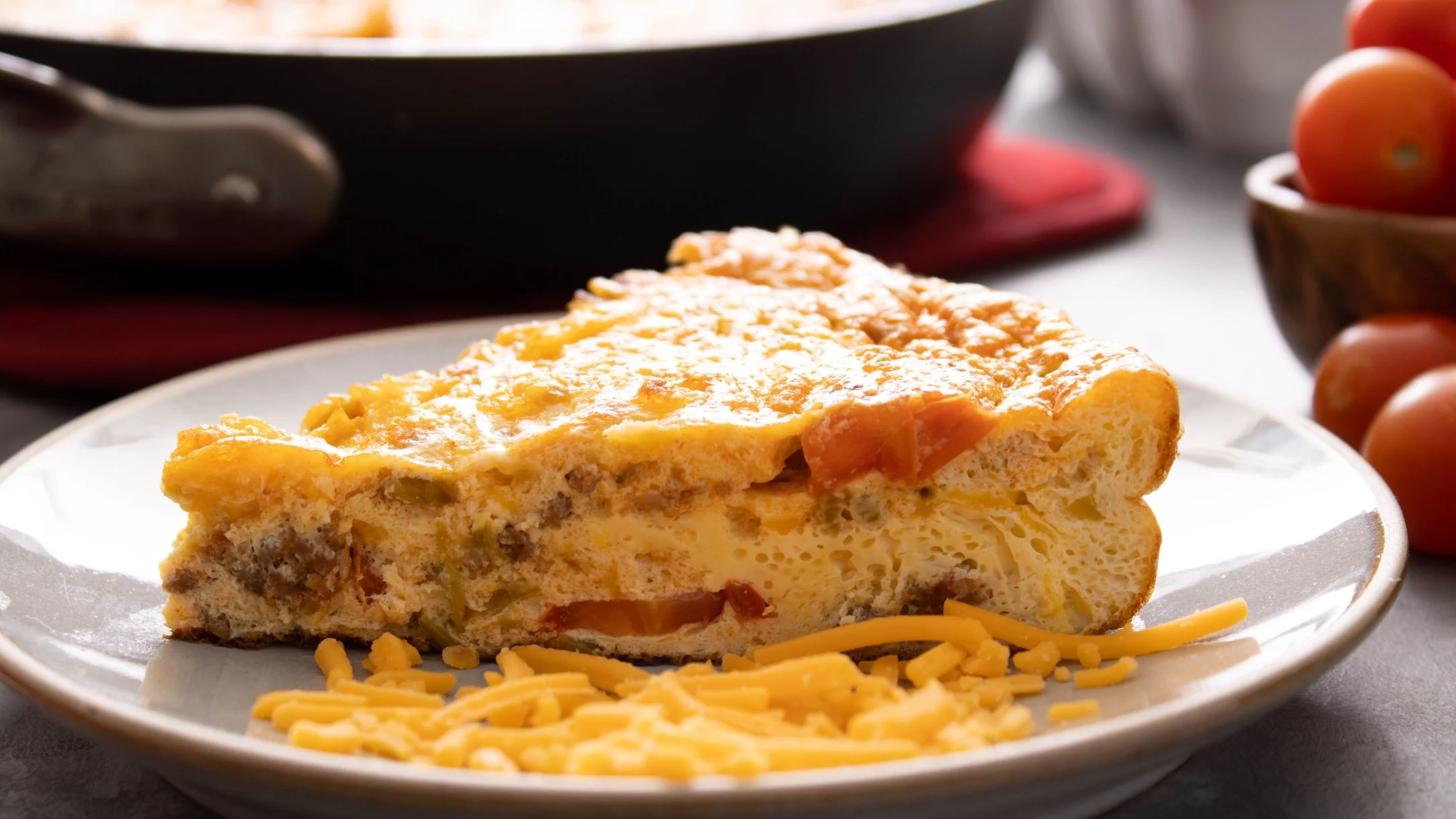 chorizo-green-chili-and-tomato-frittata 1