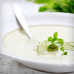 Cool Pepper and Zucchini Soup Recipe | @Atkins