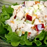 Roasted Chicken, Apple and Current Salad 