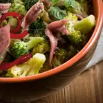 Sardine, Artichoke, Broccoli and Roasted Red Pepper Salad 