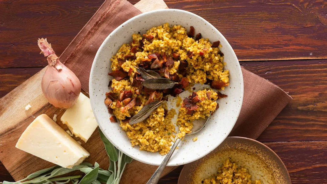 low-carb-pumpkin-cauliflower-risotto