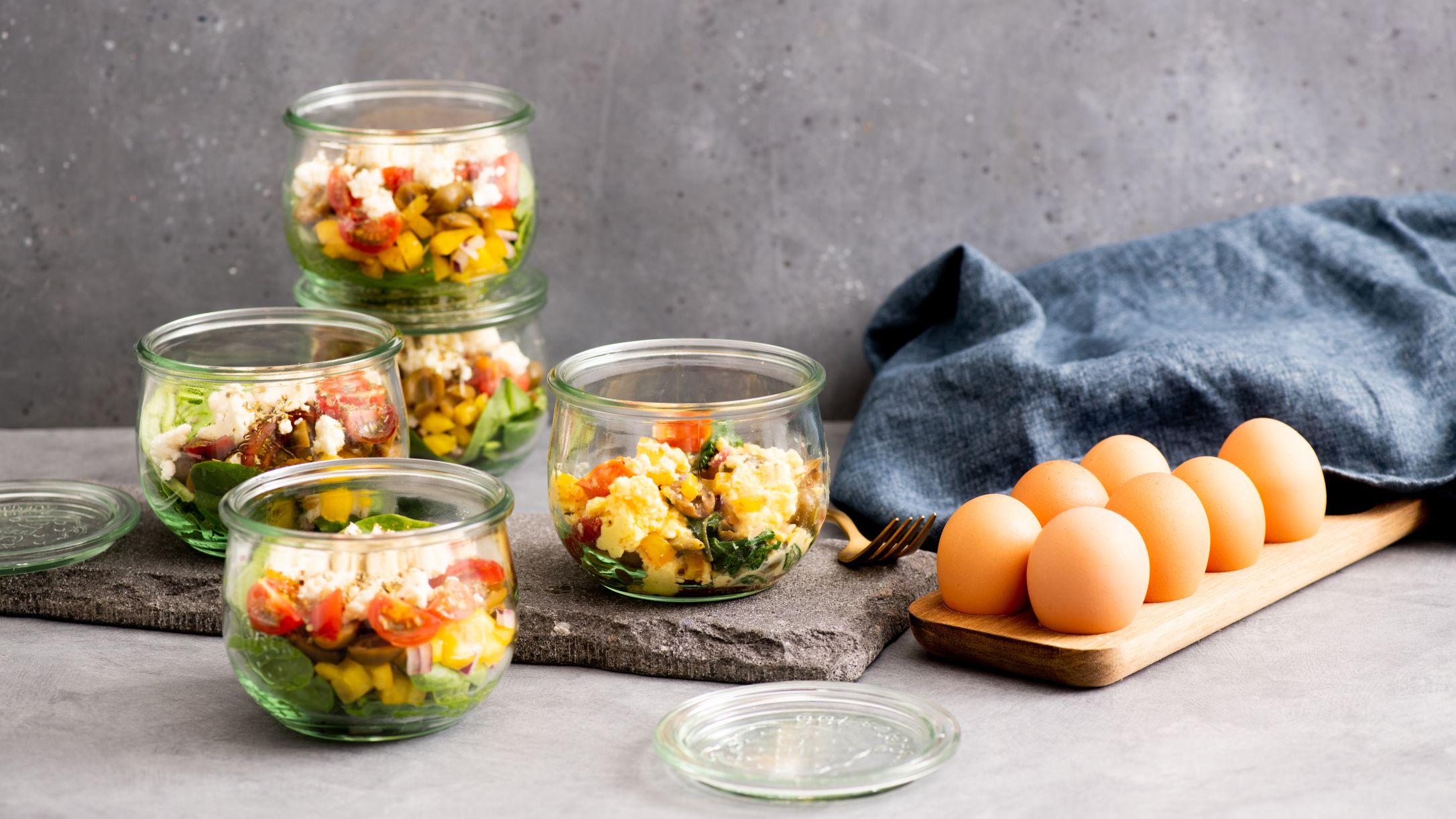Keto Mediterranean "Add an Egg" Scramble Recipe | @Atkins