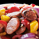 Michael Ferrara's Sausage and Peppers Recipe | @Atkins
