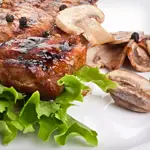 Keto Grilled Pork and Mushroom Salad