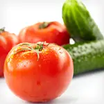 Chopped Cucumber and Tomato Salad 
