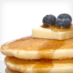 Keto Almond Protein Pancakes with Blueberries Recipe | @Atkins