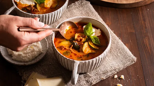 No Noodle Lasagna Soup